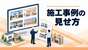 施工事例の見せ方