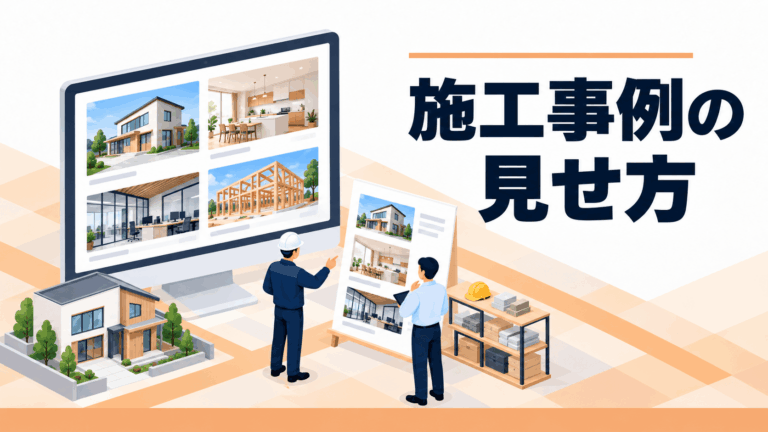 施工事例の見せ方