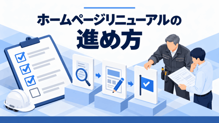 ホームページリニューアルの進め方