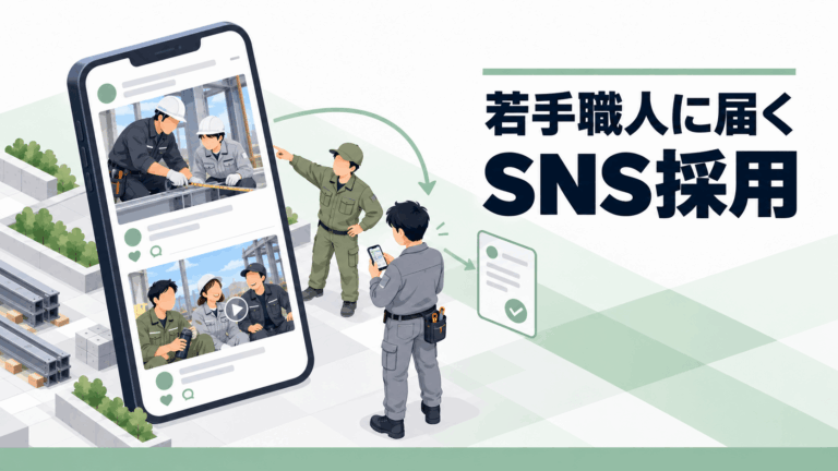 若手職人に届くSNS採用