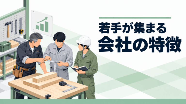 若手が集まる会社の特徴